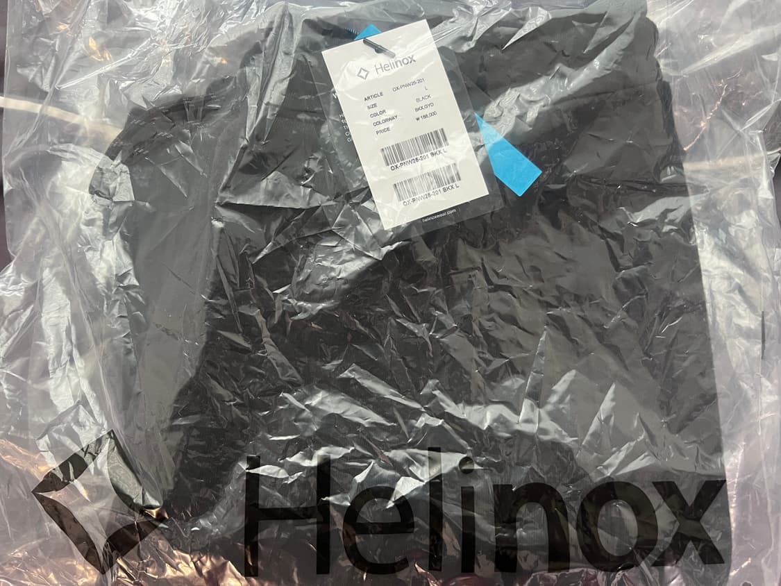 [새상품] 헬리녹스 웨어 스웨트 팬츠 Black L 상품이미지3