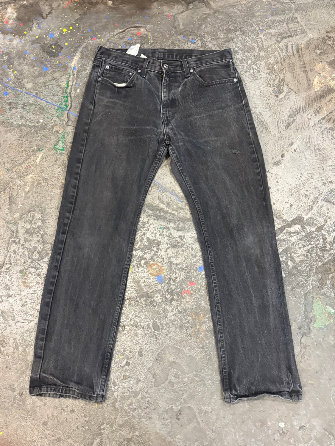 리바이스 505 레귤러 스트레이트 블랙 상품이미지7