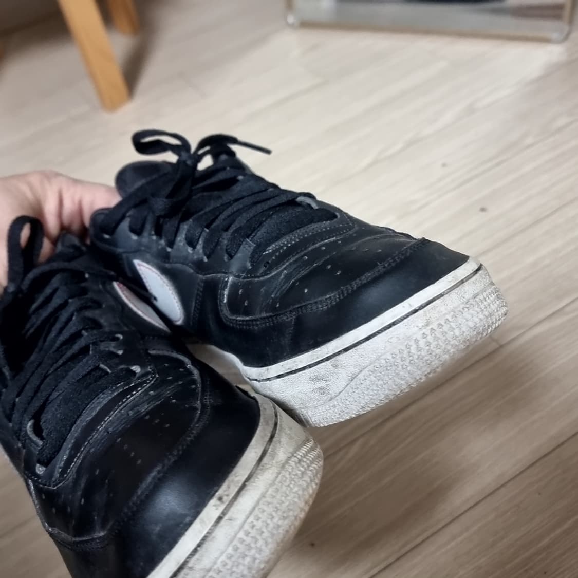 나이키 3M 에어포스 블랙 운동화(275) 상품이미지3