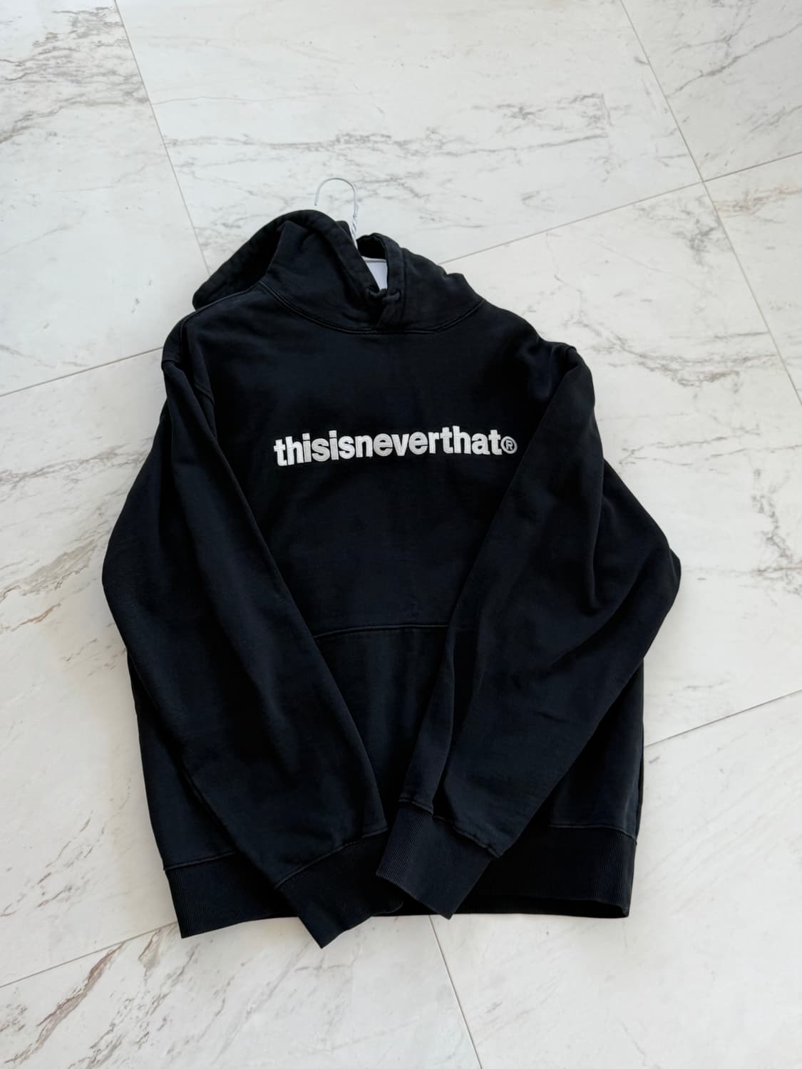 디스이즈네버댓 디네댓 후드티 블랙 L 상품이미지1