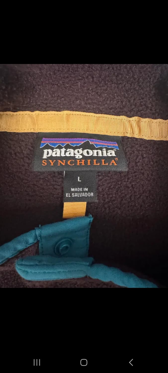 파타고니아 신칠라 옵시디언 플럼 맨즈 L 상품이미지3