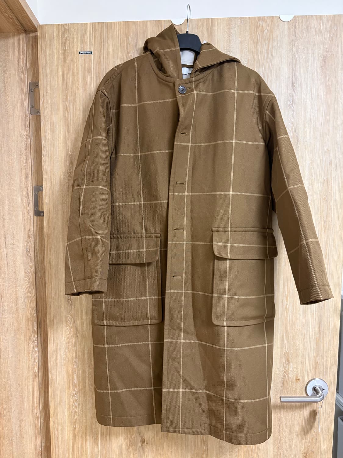 Graphpaper 체크 패턴 코트 사이즈 1 상품이미지2