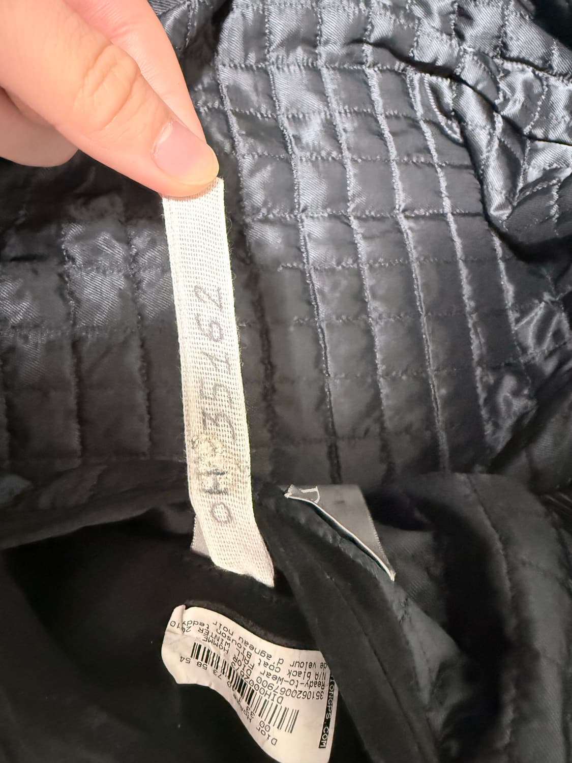 dior homme Lambskin velour jacket 2010FW 상품이미지5