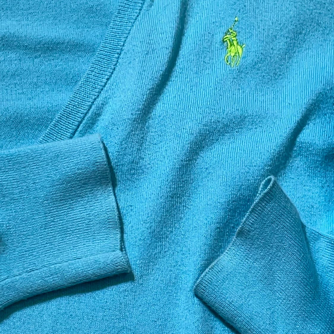 (M) POLO 폴로 랄프로렌 피마코튼 브이넥 니트 상품이미지6