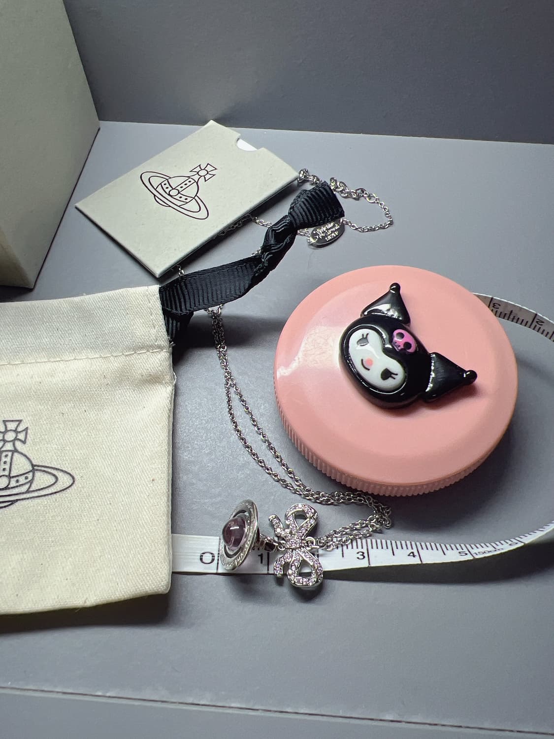 비비안웨스트우드 옥타비에 리본 목걸이 상품이미지3