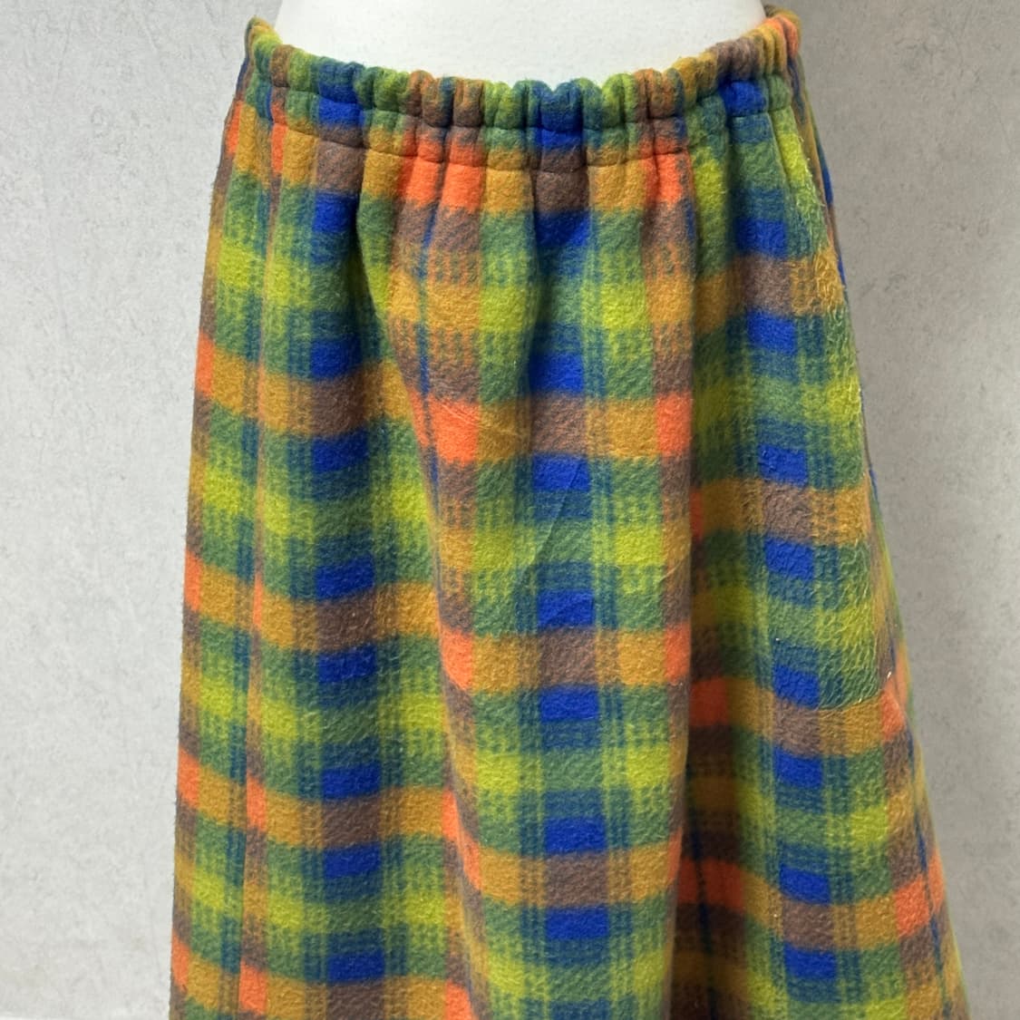 🍀 컬러 체크 밴딩 롱 스커트 🍀 상품이미지4