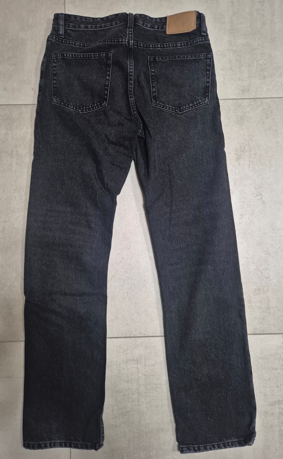 Zara 자라 스트레이트핏 흑청 데님(새상품) 상품이미지6
