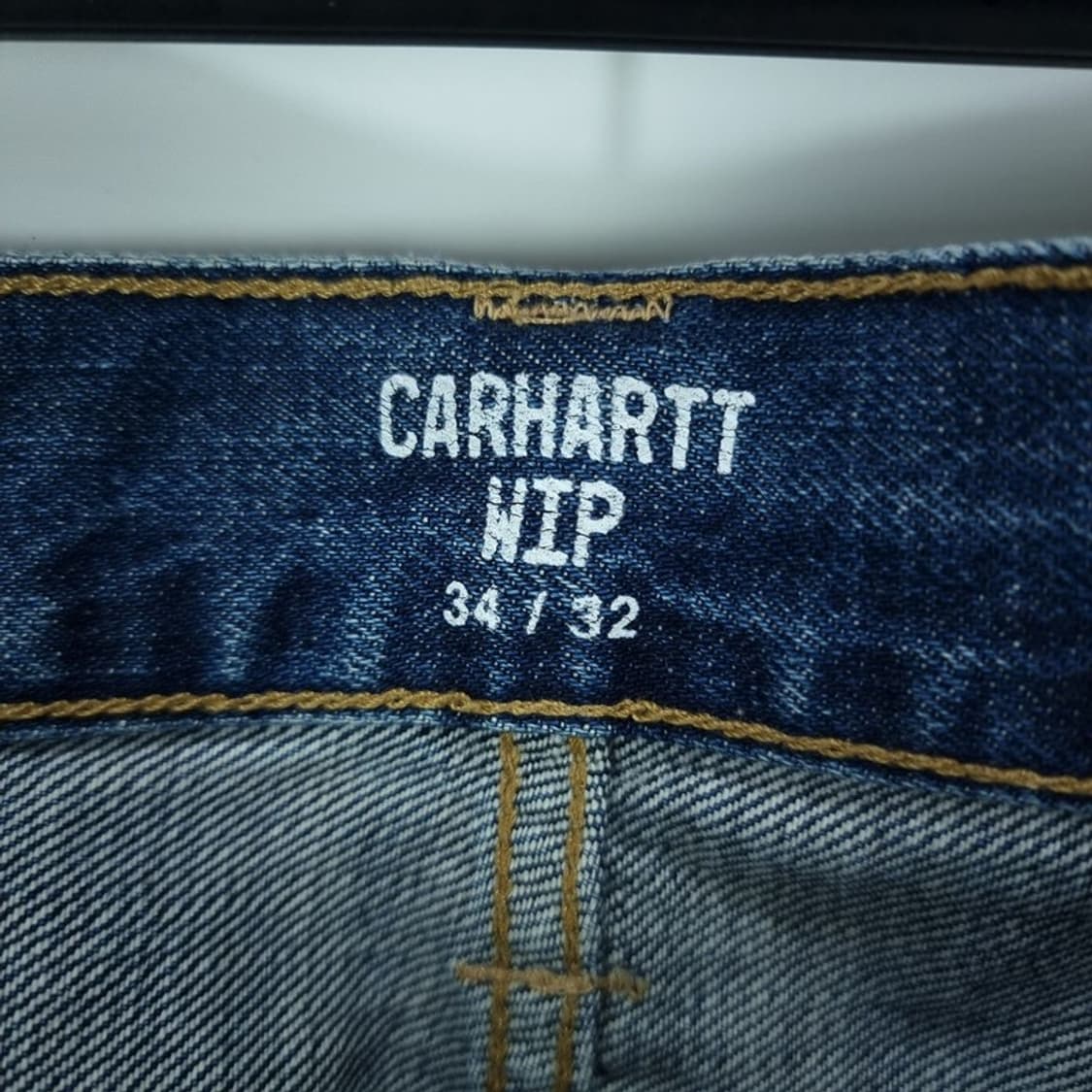 [칼하트] 로고 패치 테이퍼드 데님 팬츠 청바지 M18080 상품이미지8