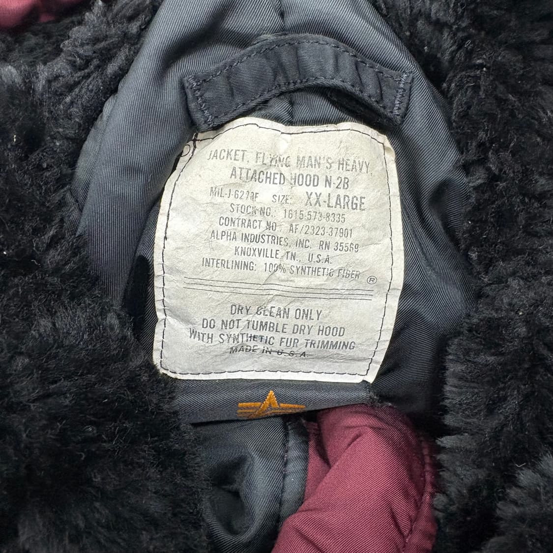 (110)알파인더스트리n2b후드퍼자켓 상품이미지6