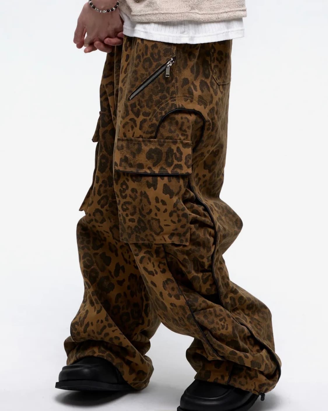 알에스에스씨 레오파드 카고팬츠 상품이미지1