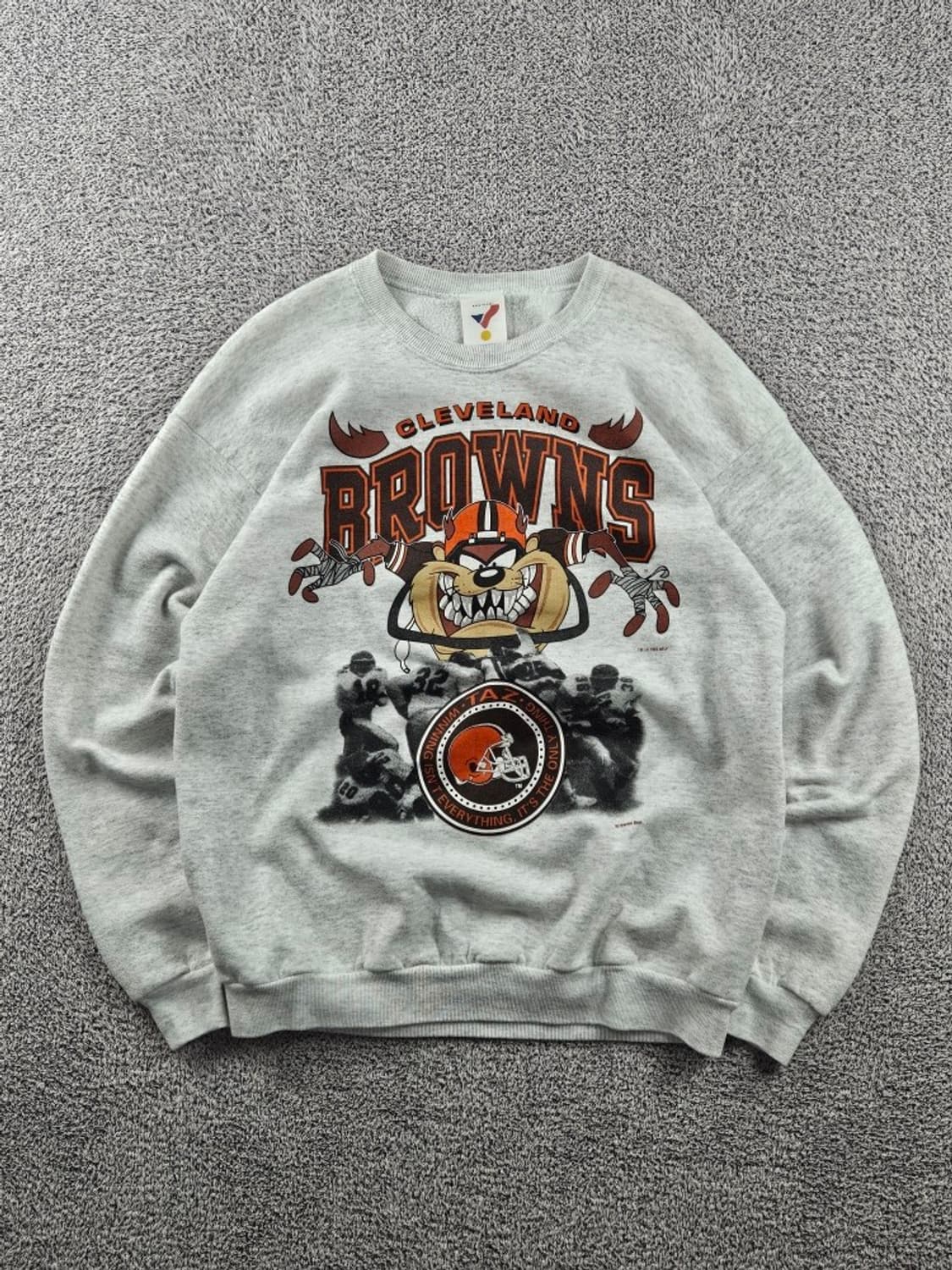 90's USA 클리블랜드 브라운즈 태즈 맨투맨 ( XL ) / 9338 상품이미지1