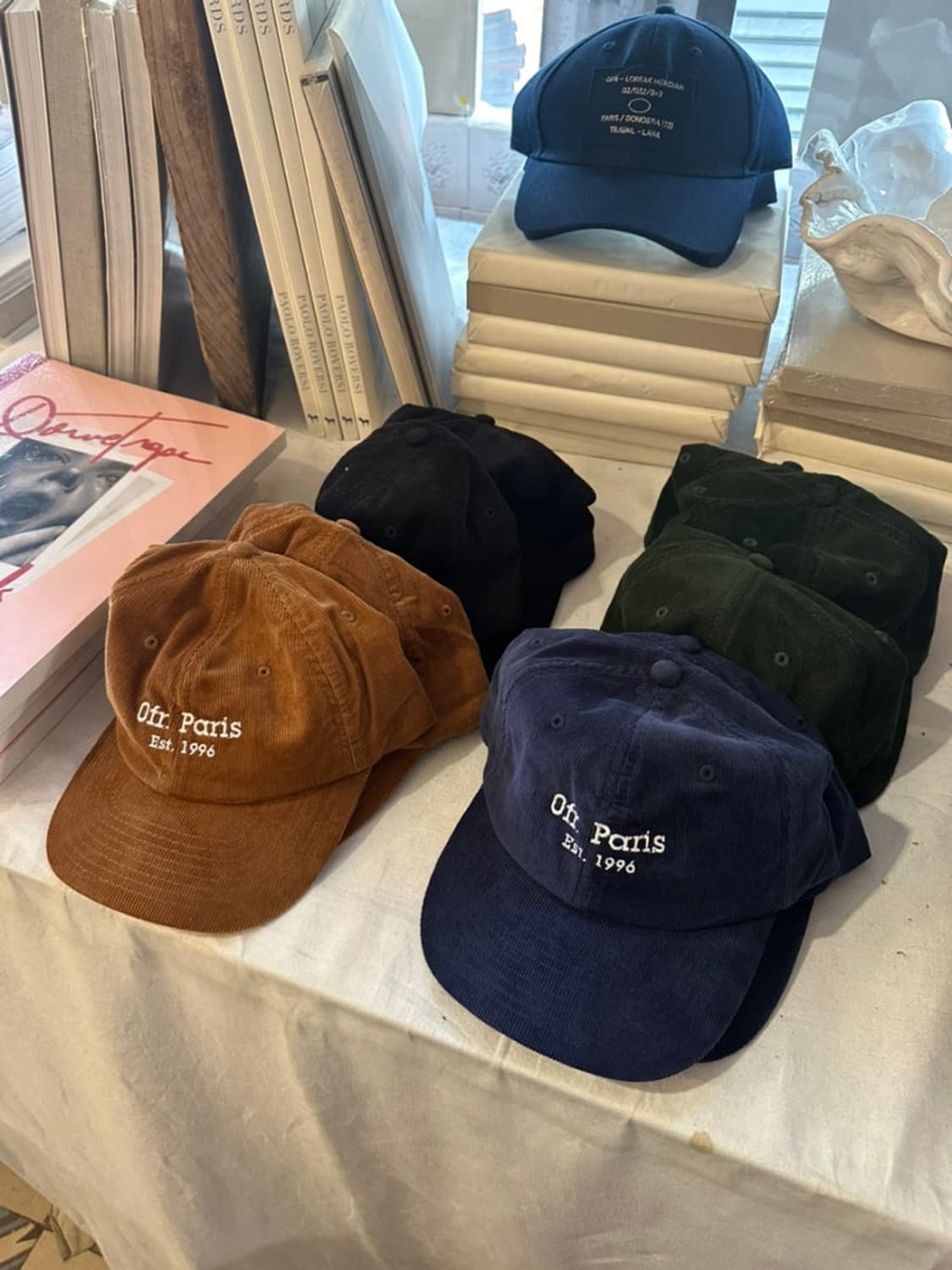 Ofr Paris 코듀로이 볼캡 / 네이비 상품이미지1