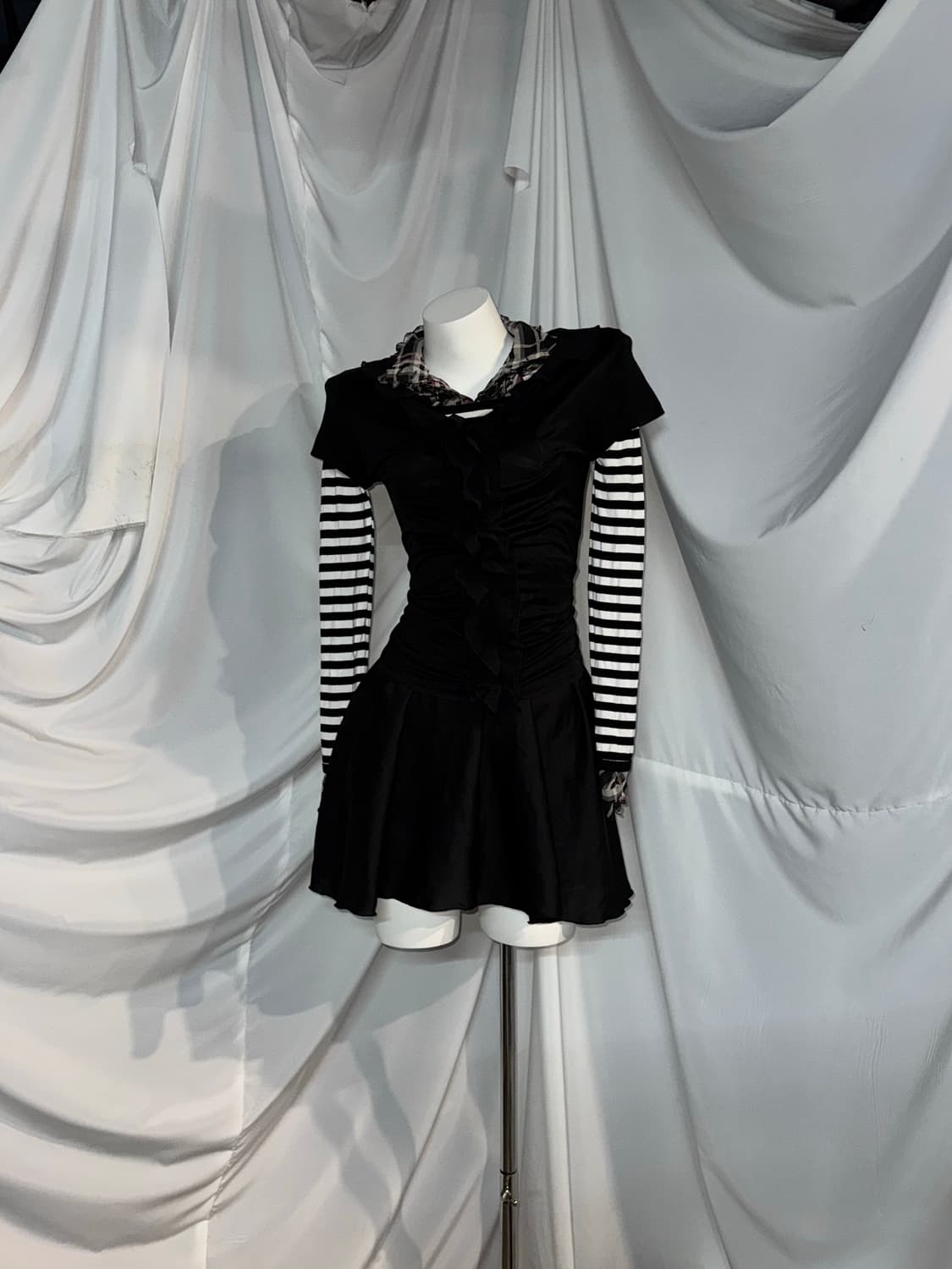 슈가슈가룬 쇼콜라깔 데일리 키치 무채색 코디세트 상품이미지4