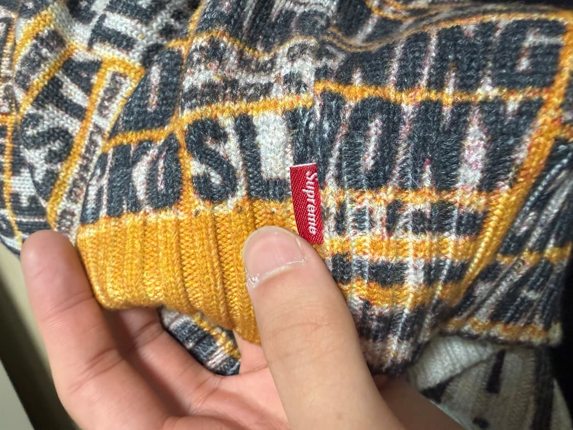 [M] 슈프림 X 대쉬스노우 스웨터 멀티컬러 25fw 상품이미지4