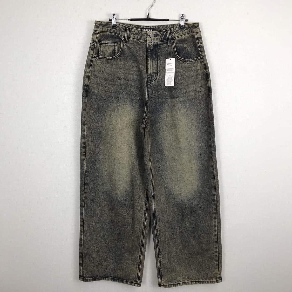 토피 TOFFEE 더스티 와이드 데님 팬츠 청바지 새상품 남성L 상품이미지1