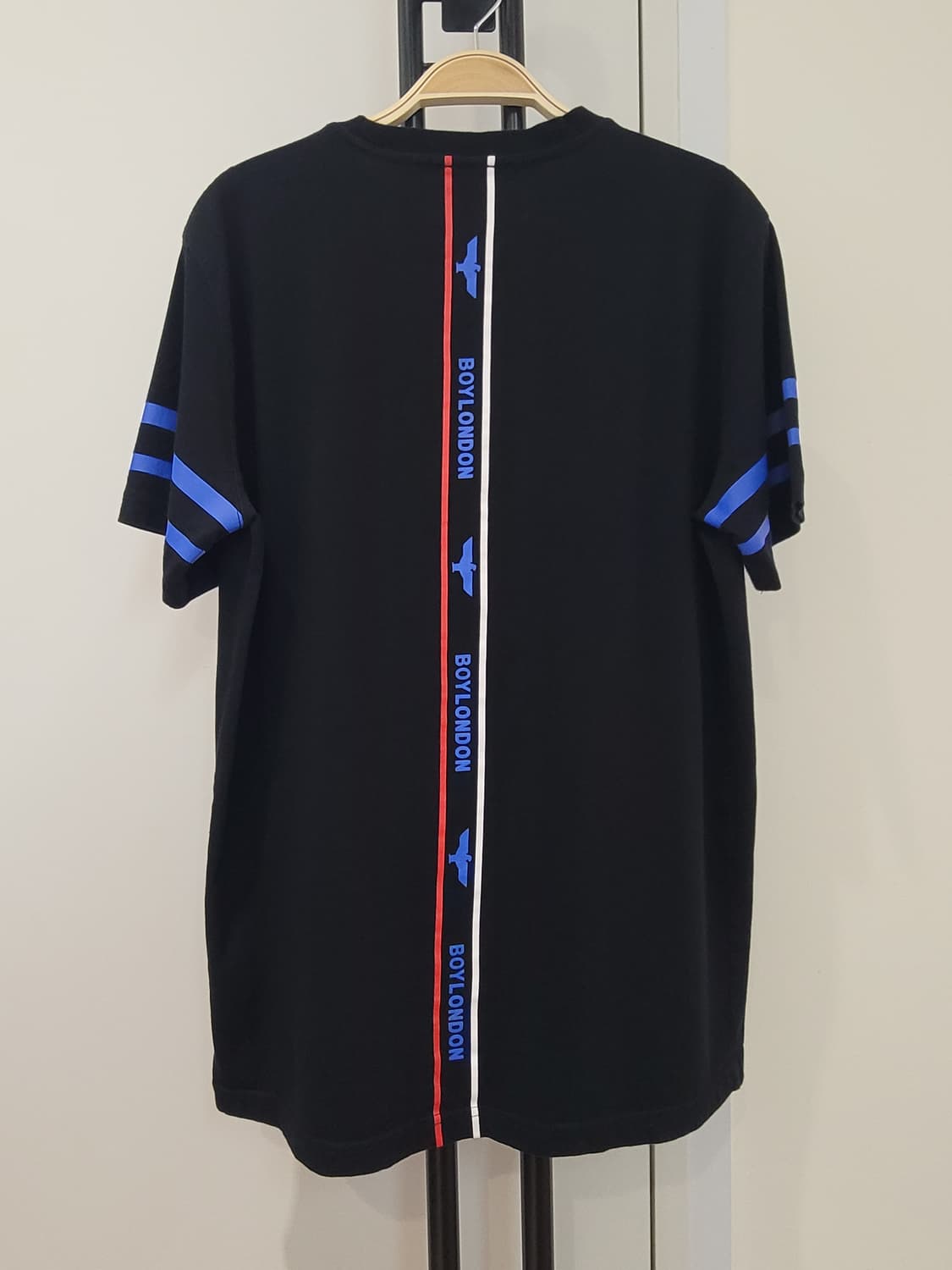 보이런던 시그니처 로고 블랙 반팔 티셔츠 L사이즈 상품이미지5