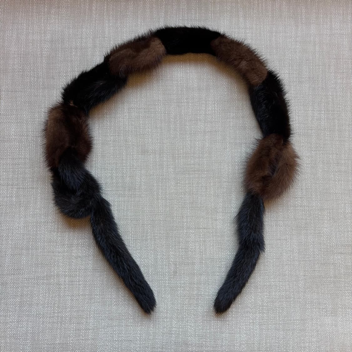 쁘띠밍크 100 배색 천연 머플러  상품이미지6