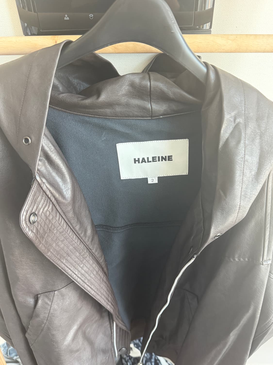 알렌느 크롭 포우 레더 자켓[마누라한테 살아남기1] 상품이미지8