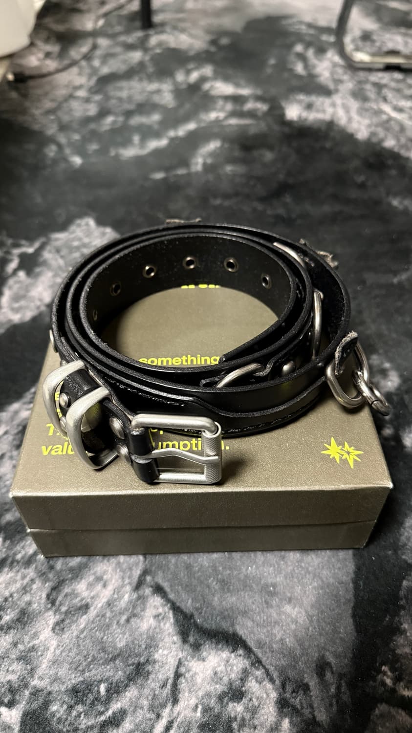 베이컨트 아카이브 SID RING BELT BLACK  상품이미지5