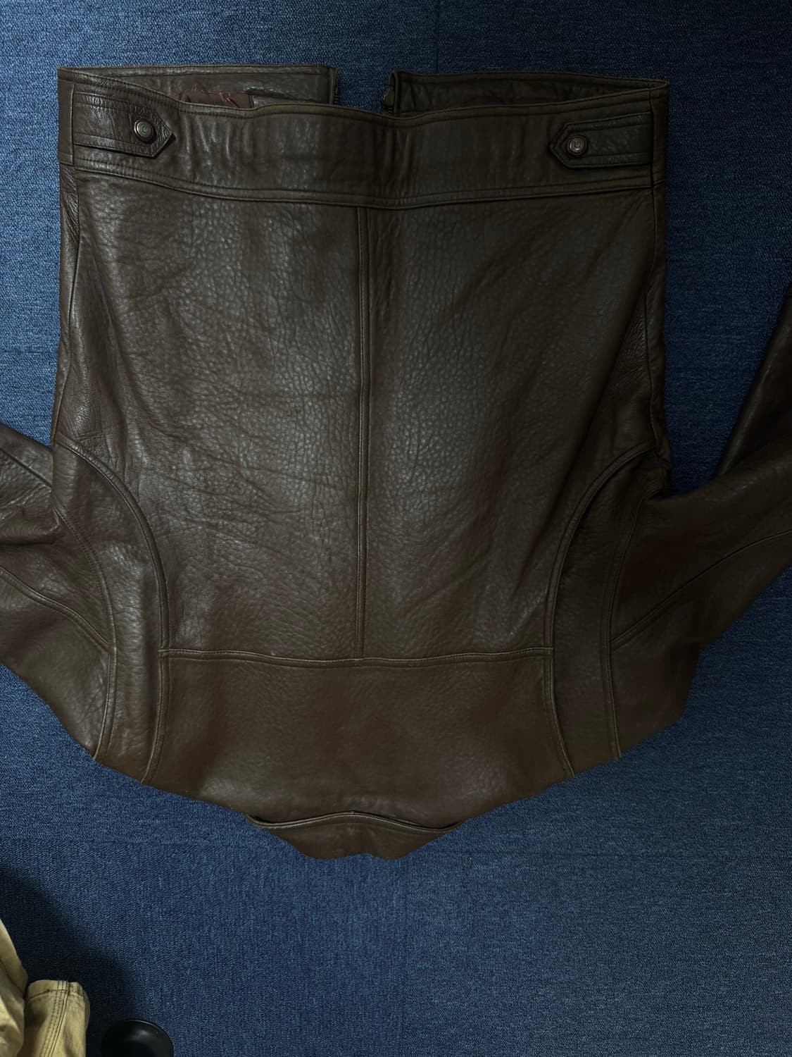 브라운 양가죽 가죽자켓 상품이미지6