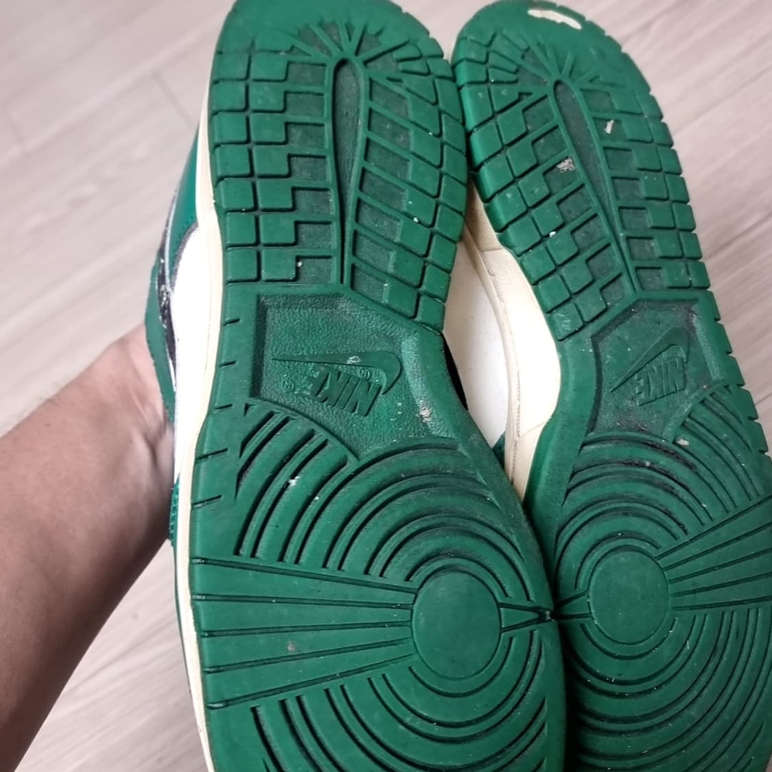 나이키 덩크 로우 잭팟 그린 화이트 커스텀(285) 상품이미지6