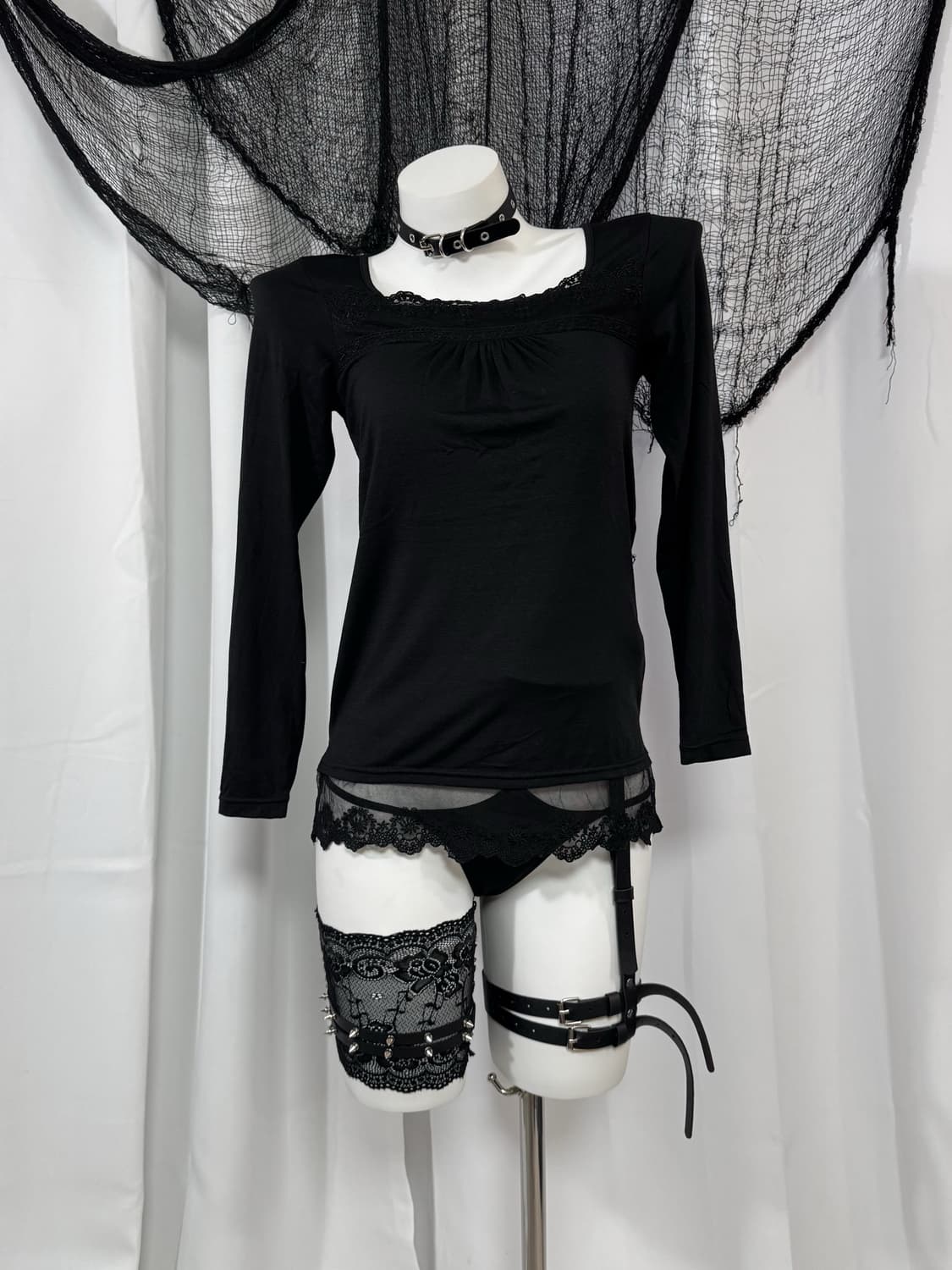 lace t-shirt 상품이미지2
