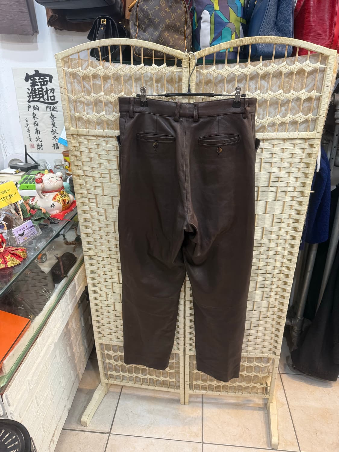 46/32 정품 에르메스 램스킨 가죽바지 팝니다 상품이미지6