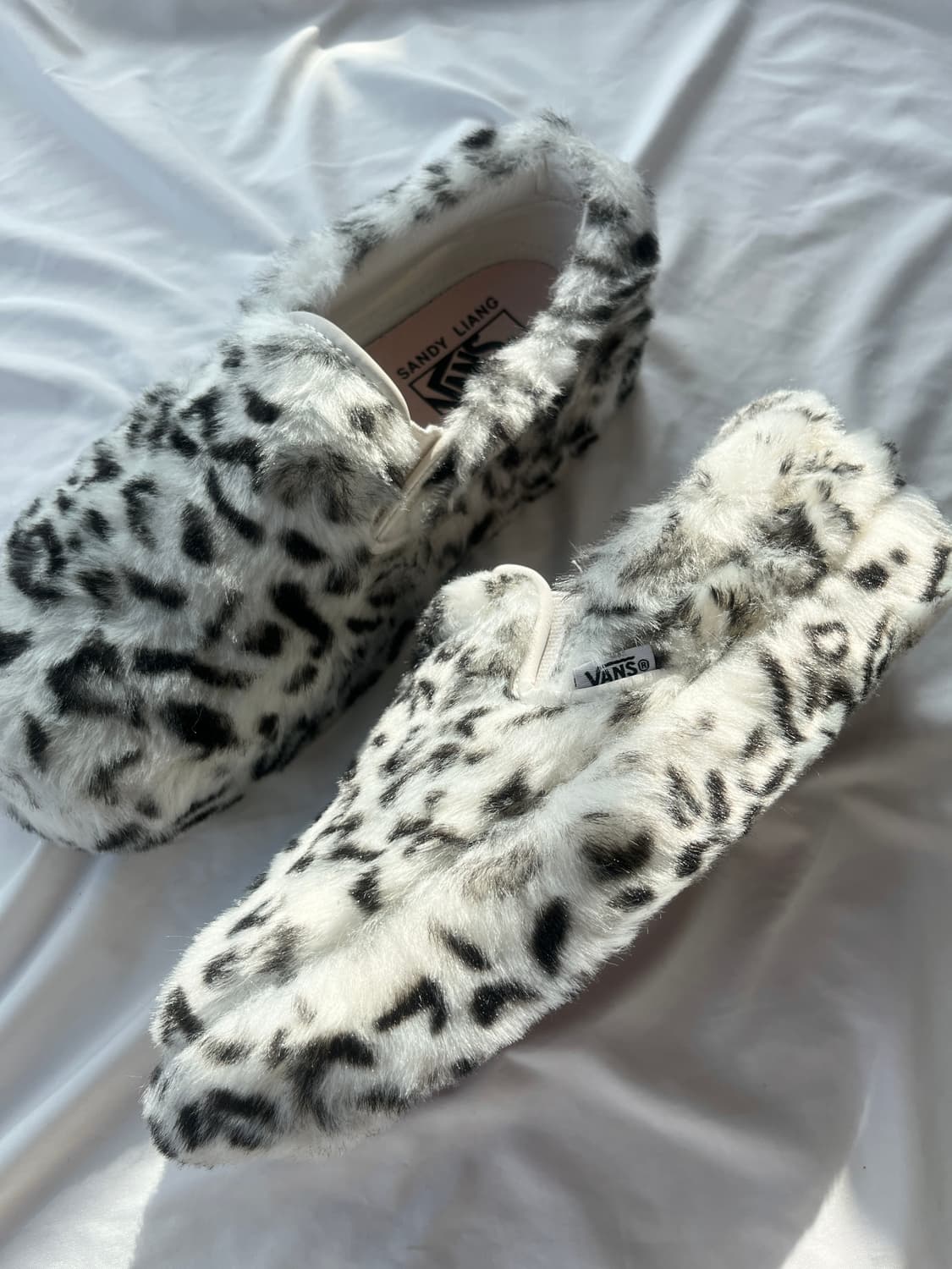 Sandy Liang X Vans 샌디리앙 반스 레오파드 퍼 슬립온 상품이미지4