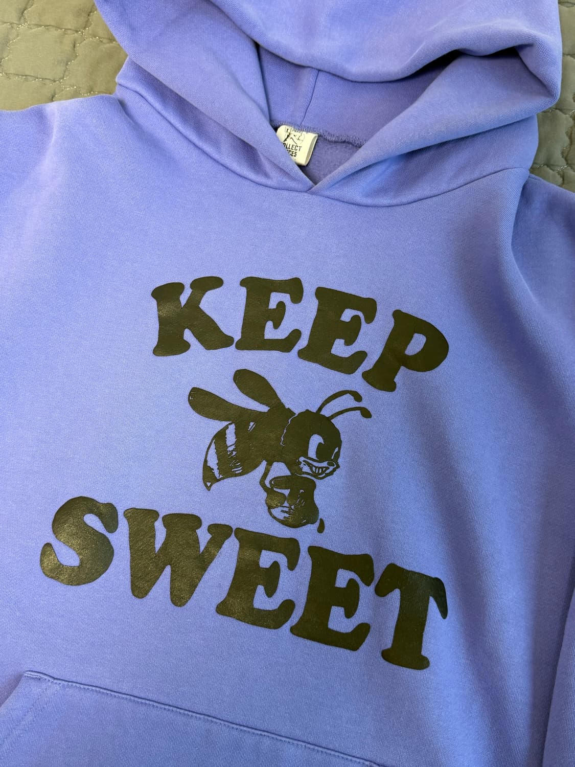 [L] 컬렉트피시스 KEEP SWEET 후드 퍼플 상품이미지4