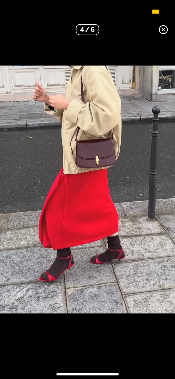 ETHOS 니트 랩 스커트  상품이미지5