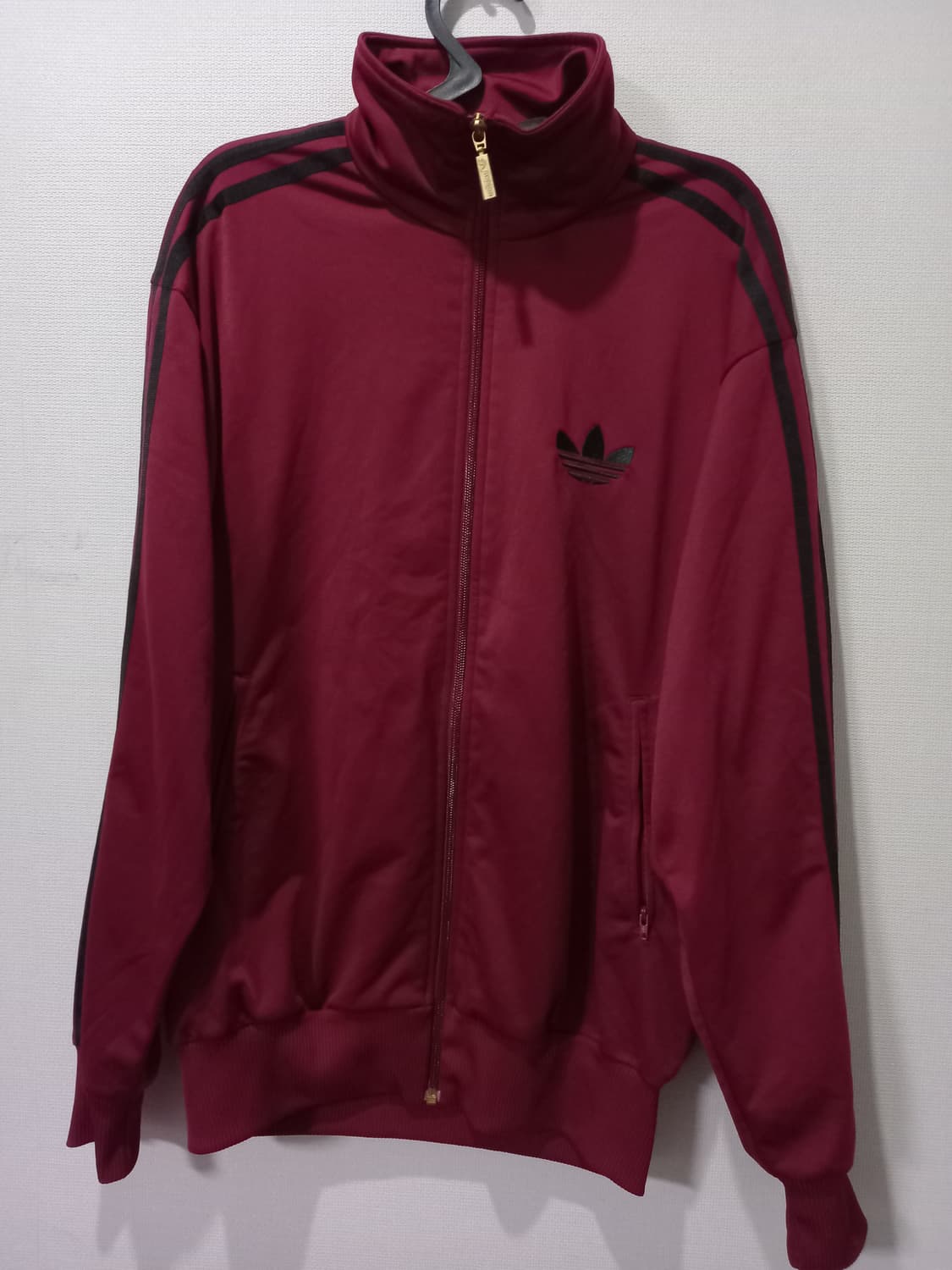 아디다스 파이어버드 버건디 블랙 트랙탑 저지 져지집업 100/L 상품이미지1