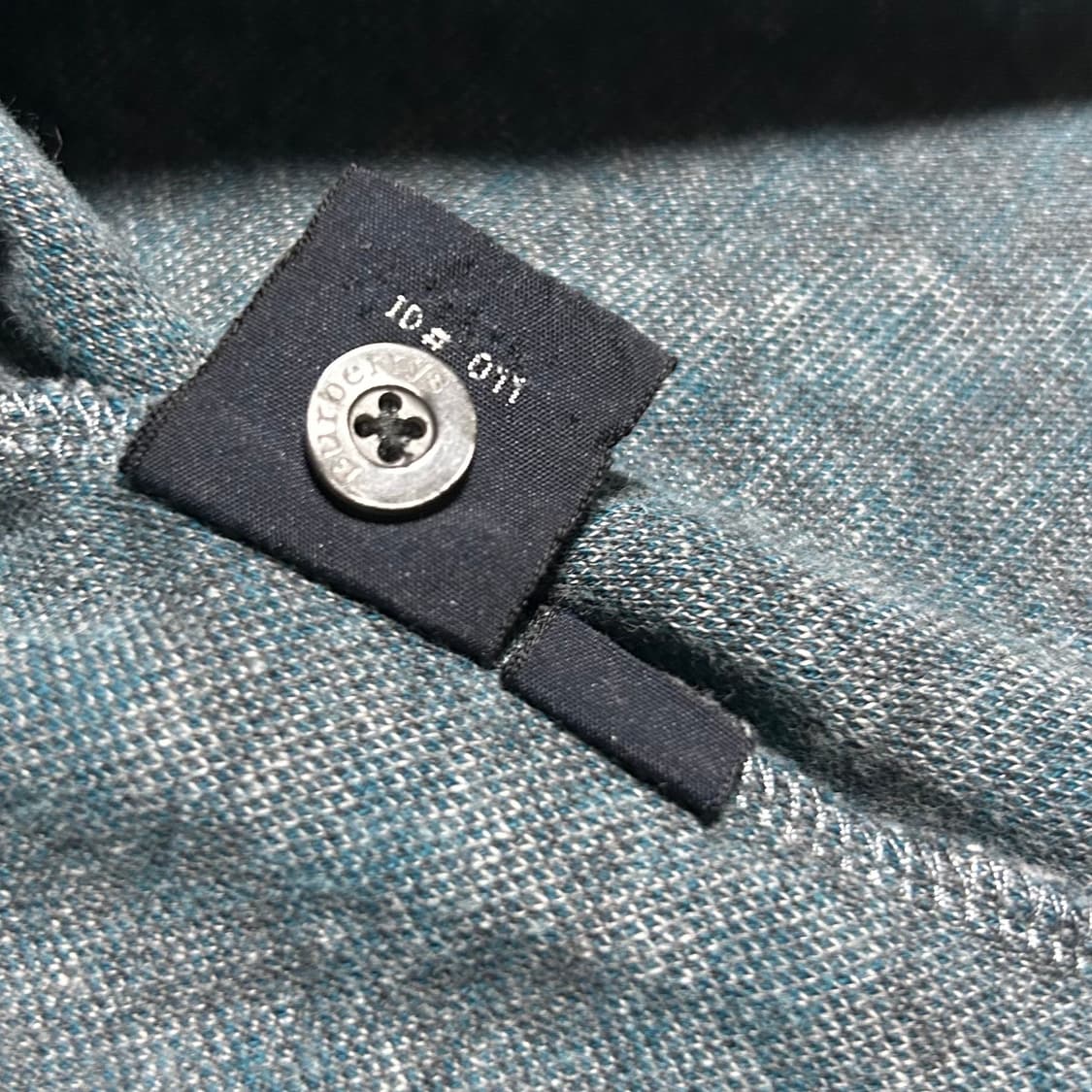 [L] Burberry 버버리 90s 정품 아가일패턴 긴팔 카라티 상품이미지5