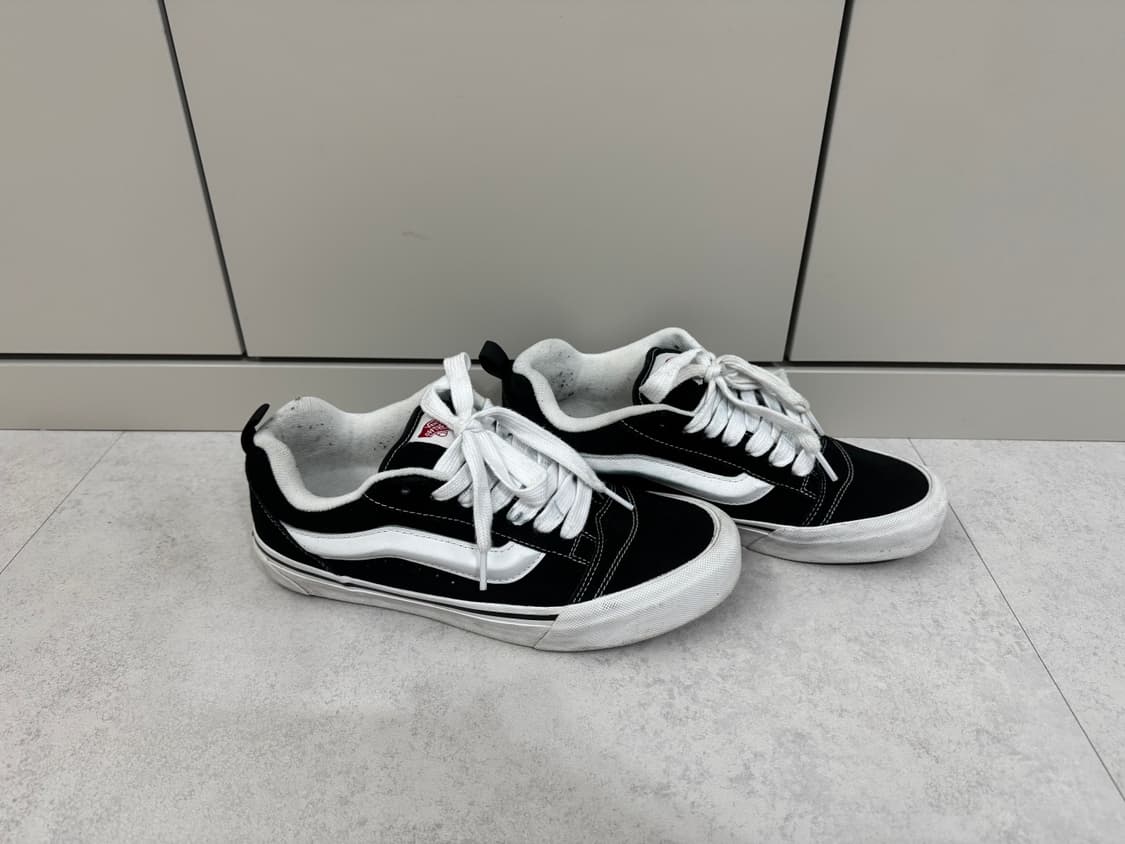 반스 뉴스쿨 블랙 화이트 스니커즈 운동화 275 상품이미지2