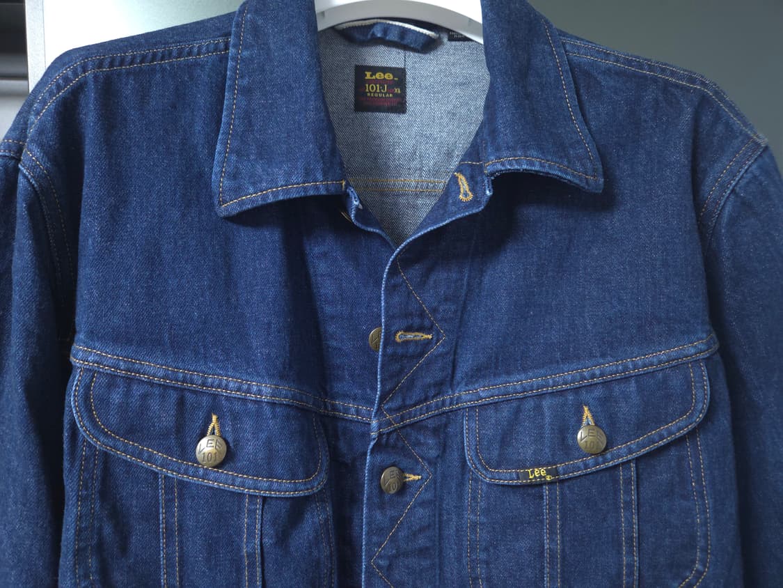 LEE 101J 50's 모델 복각 데님 라이더 재킷 XL사이즈 상품이미지2