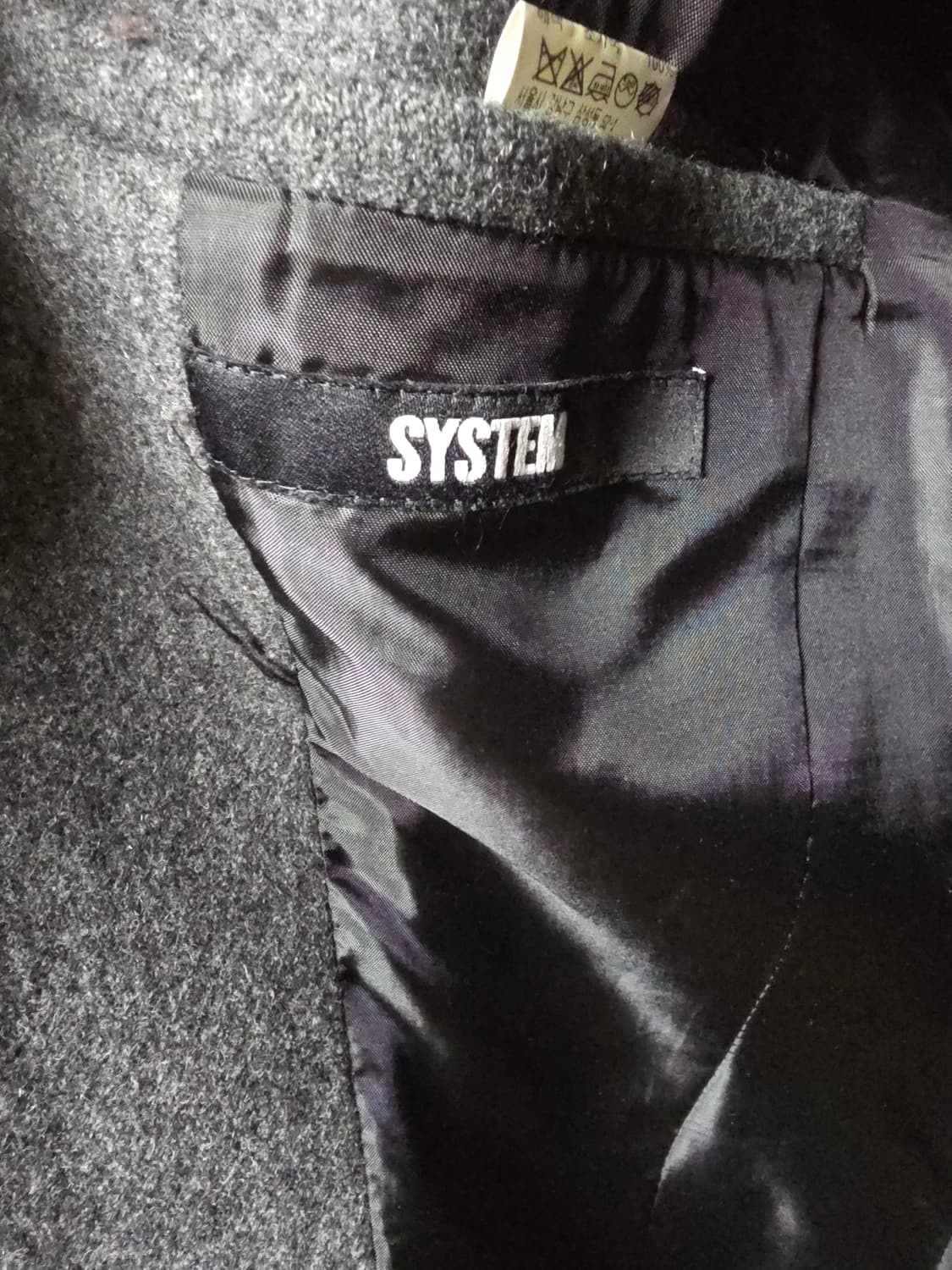 시스템 옴므 하이넥 밀리터리 은장 더블 코트 상품이미지7