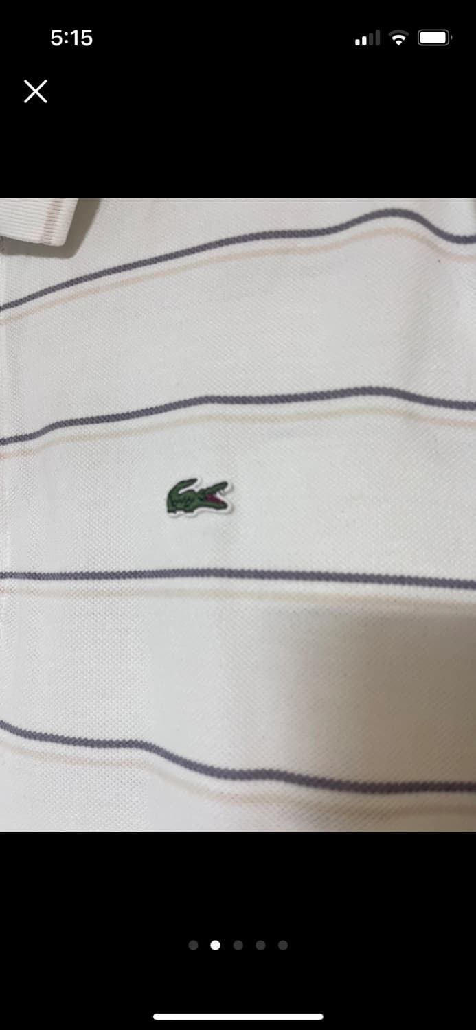 일본 빈티지 라코스테 롱슬리브 L 상품이미지2