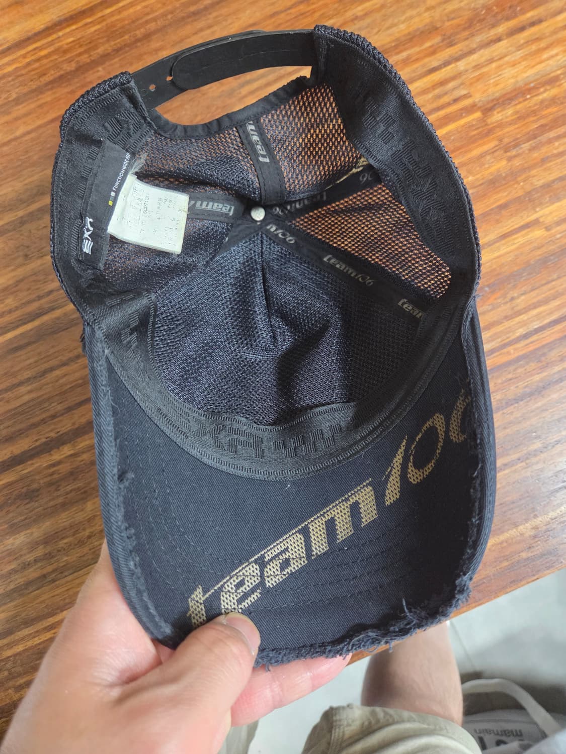 Exr 팀 106 레이싱 빈티지 메쉬 모자 프리 상품이미지6