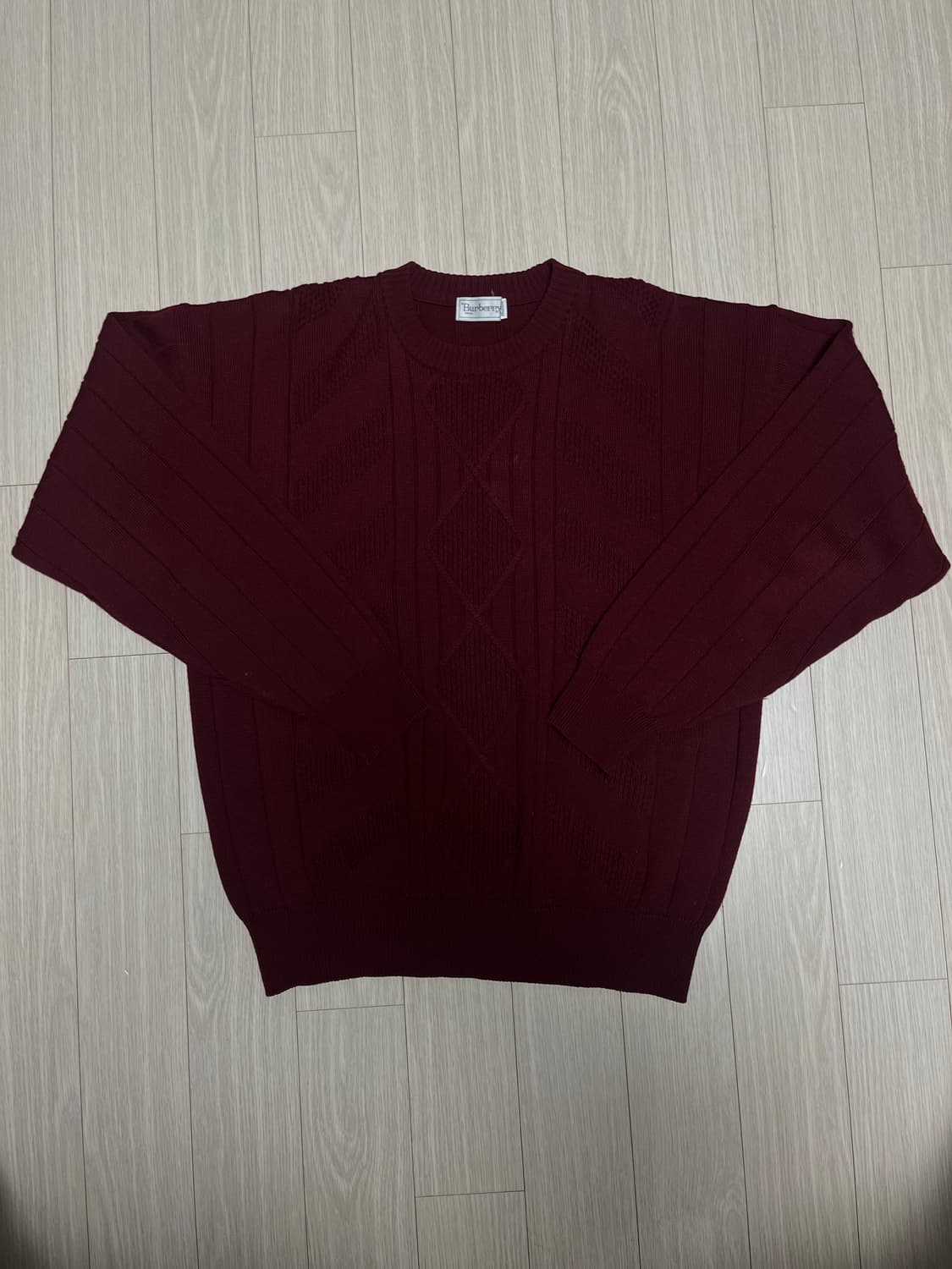 빈티지 와인 니트 상품이미지2