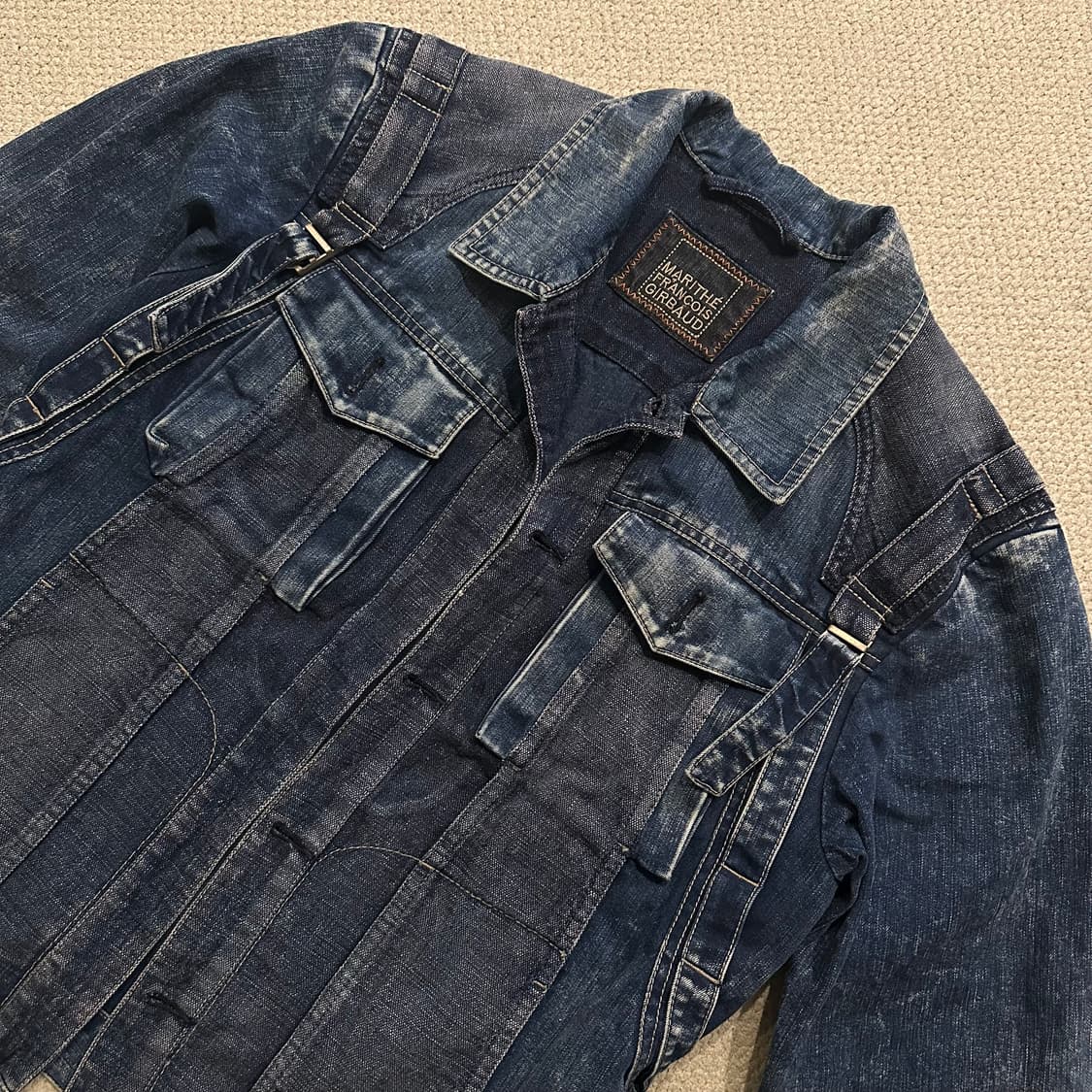 90s 마리떼 프랑소와 저버 데님 자켓 상품이미지4