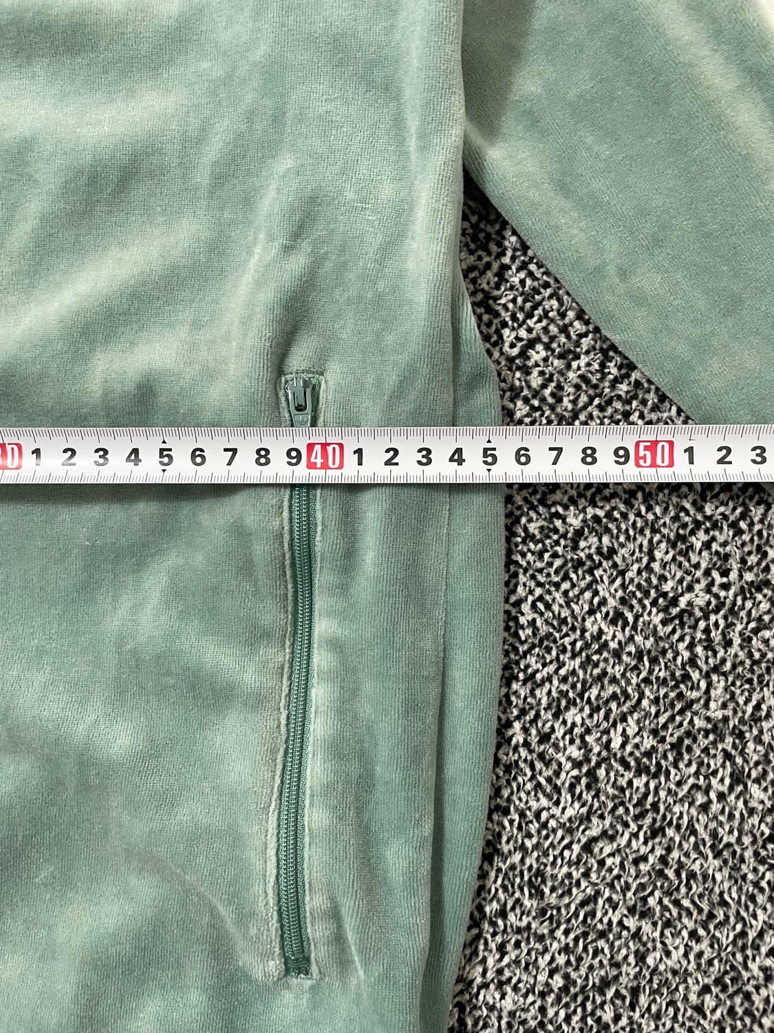 빈티지9. 아디다스 오리지널스 벨루어 벨벳 코지 트랙탑 져지 자켓 상품이미지5