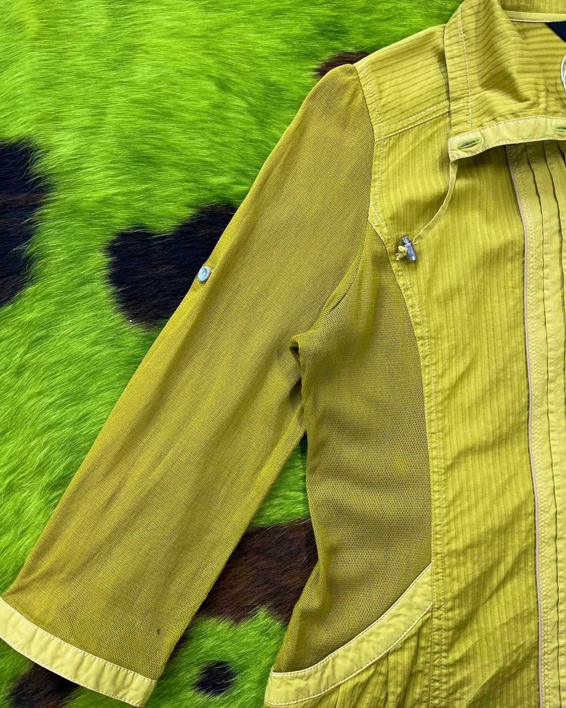 KANSAI BIS Mixed Pleats High-Neck Jacket 상품이미지5