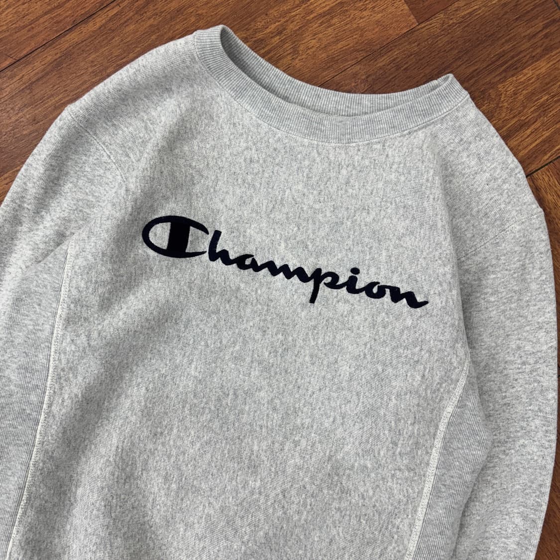 M 재팬 챔피온 블루택 리버스위브 맨투맨 티셔츠(안감 기모) 상품이미지3