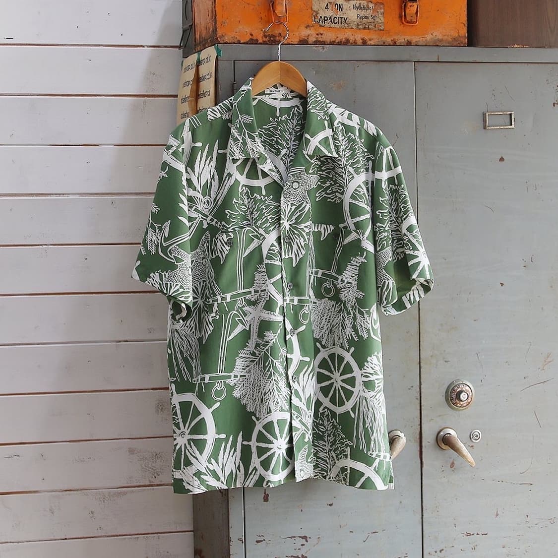 (착용컷) 하와이안 셋업 셔츠 (남성용 105) 상품이미지1