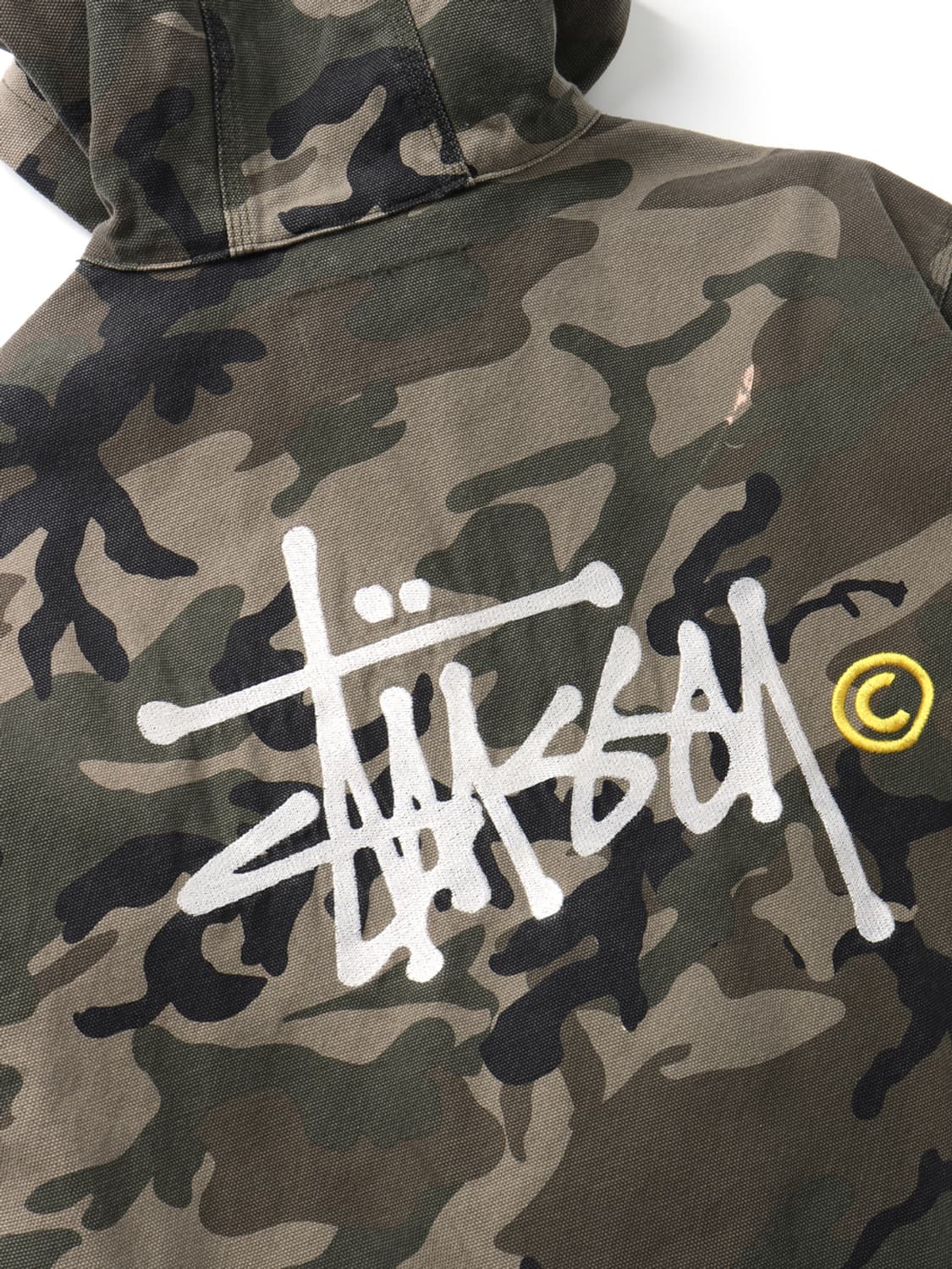 스투시 STUSSY Camo Canvas Zip Hoodie 상품이미지9