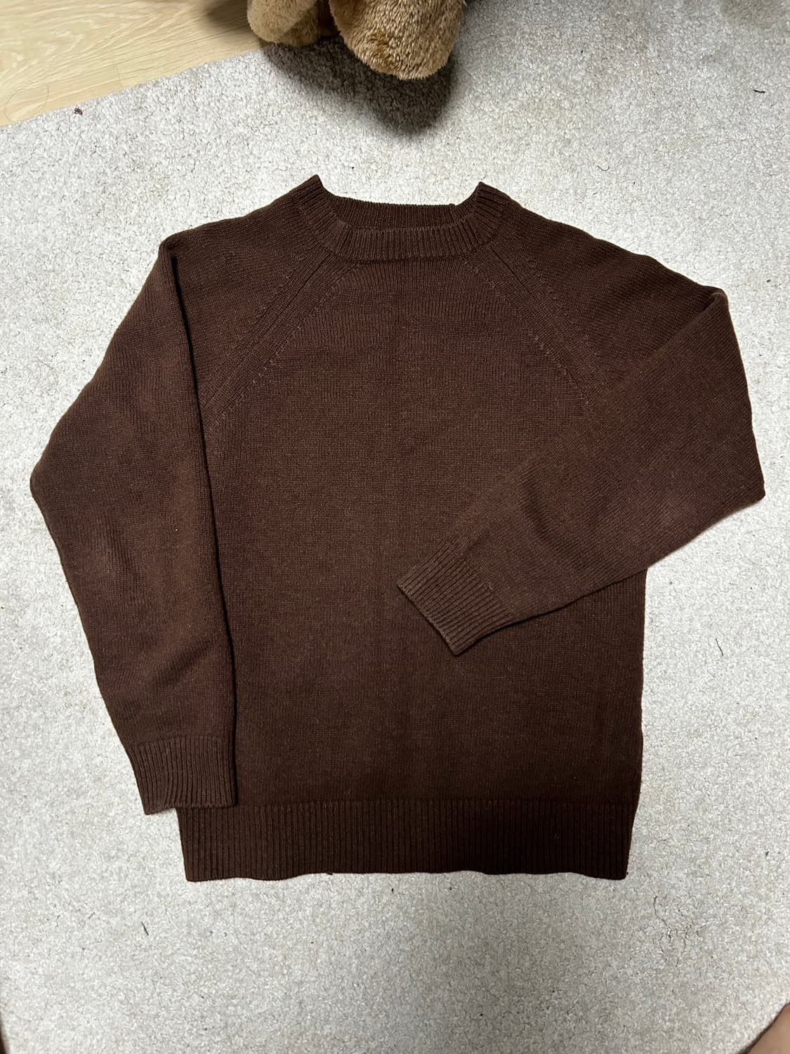 드레프로젝트 br스웨터 2사이즈 월넛컬러 상품이미지1