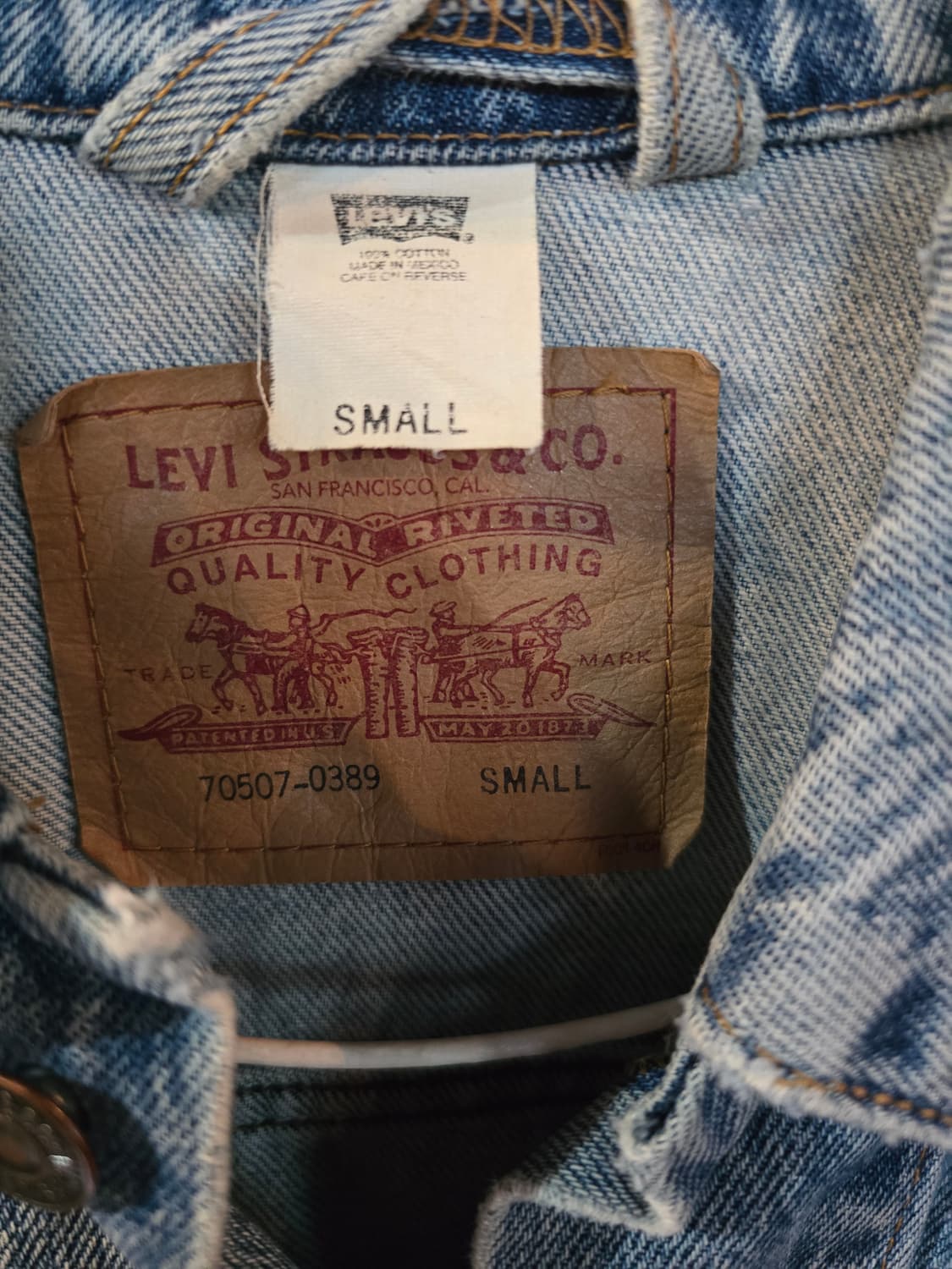 리바이스 데님 빈티지 청자켓 상품이미지4