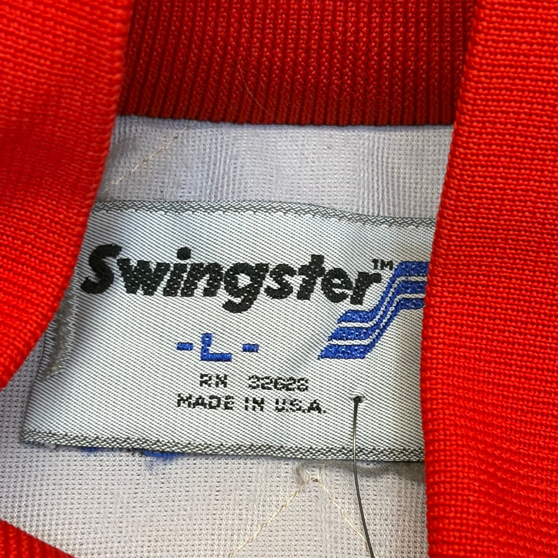 레어 90s Made in USA 스윙스터 사틴 자켓 패딩자켓 상품이미지8