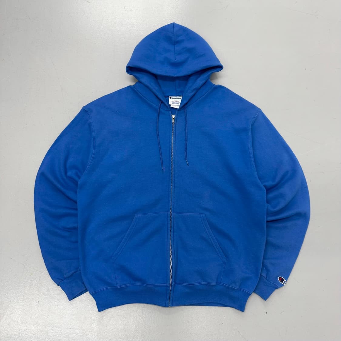 챔피온 빈티지 후드집업 블루 상품이미지2
