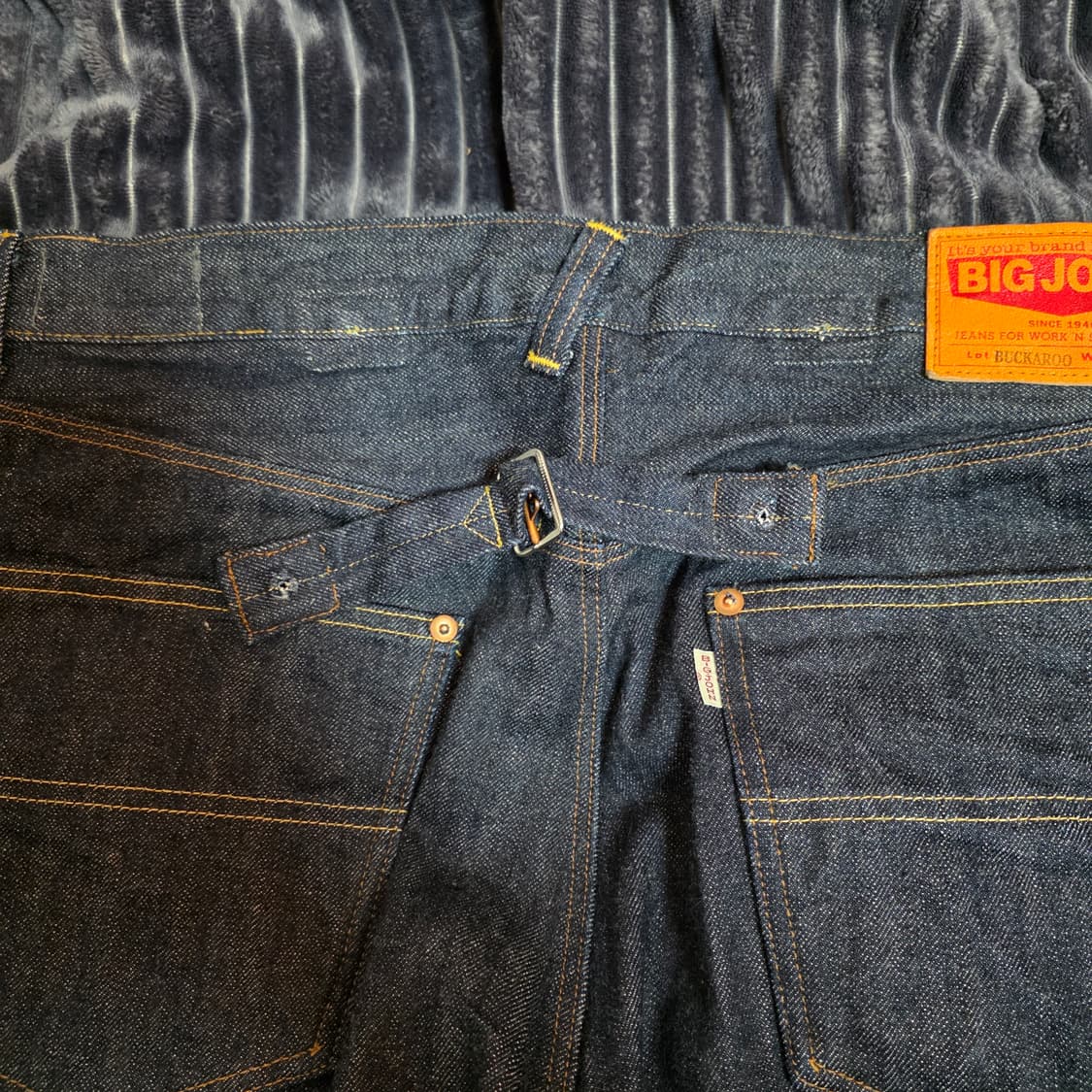 빅존 M103J 셀비지 데님팬츠 34/33 상품이미지9