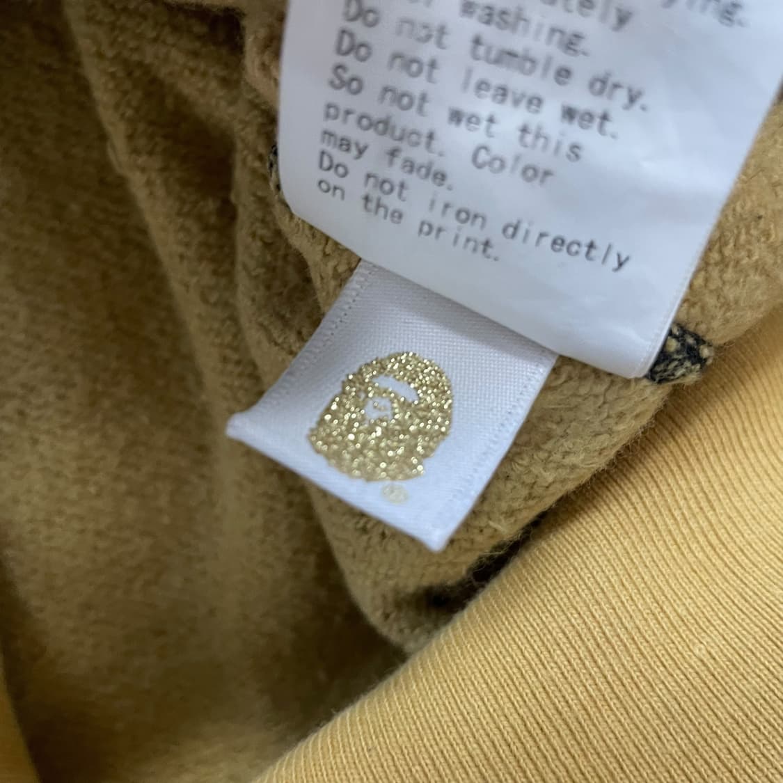 베이프 Bape 아수라 황계 블랙 카모 크루넥 맨투맨 상품이미지6